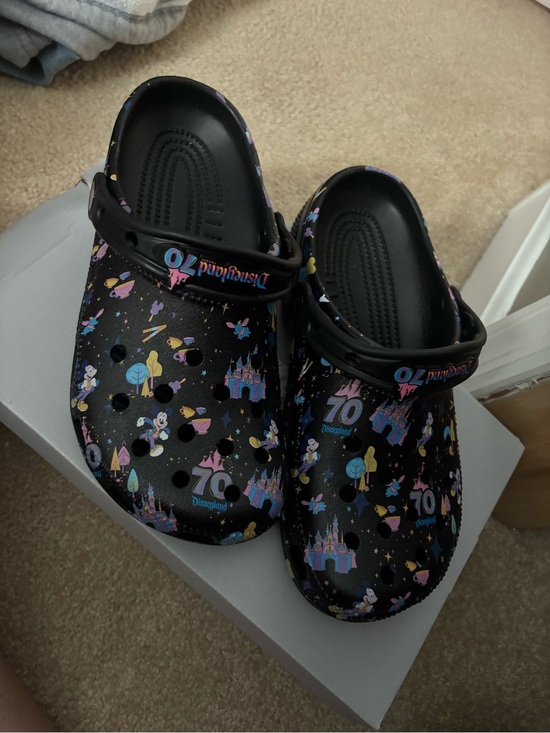 Disney Other - Disney 70th Anniversary Black Character Clogs